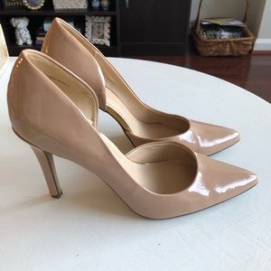 Nude Pointed Toe Pumps
